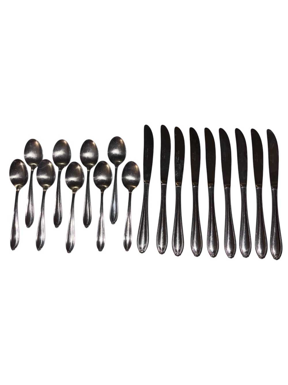 Rogers Stainless knives and spoons